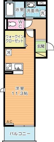 Ｍ・Ｋ・Ｋ北方 307号室 間取り