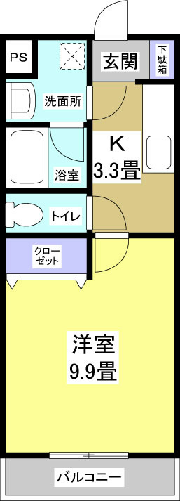 ラ・トゥール高尾町 間取り図