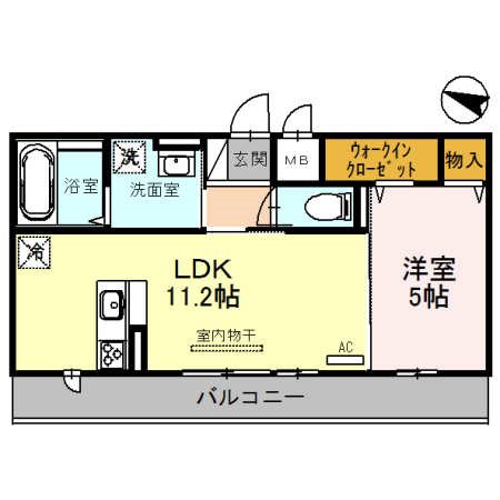 アソシエ高松東 間取り