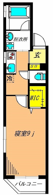 Topaz新丸子 401号室 間取り