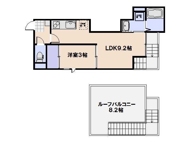 GRANDTIC旭園 間取り