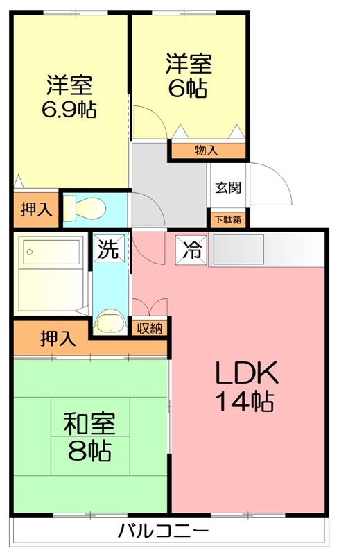 グランメール湘南台 間取り