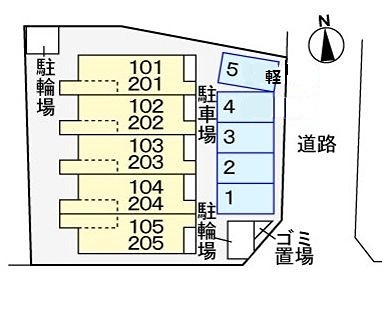 カーサヴェルデ 駐車場