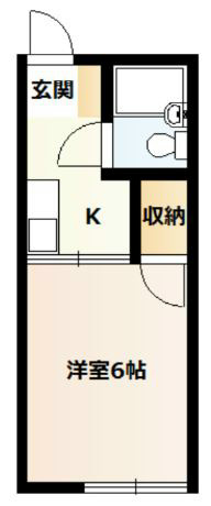 シティハイムコーポ広瀬 102号室 間取り