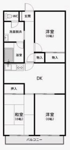 サンパレス 間取り図