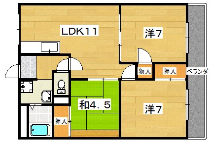 サンファーストウエダ 間取り