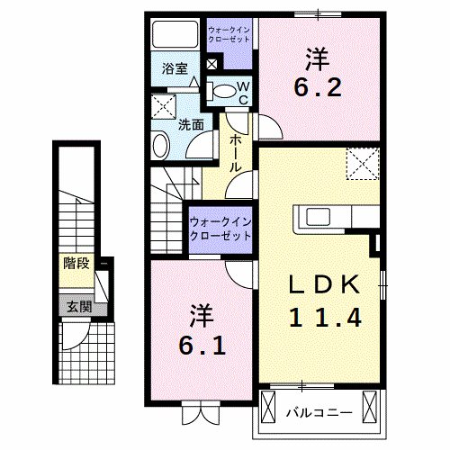 ファミール池田 間取り図