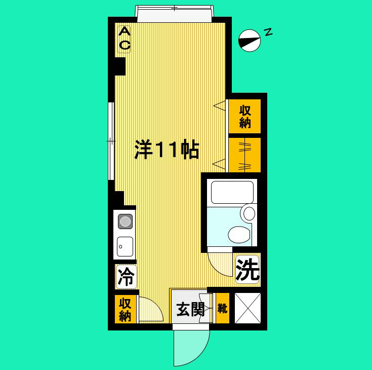 カーサ・エルモーサ 間取り図