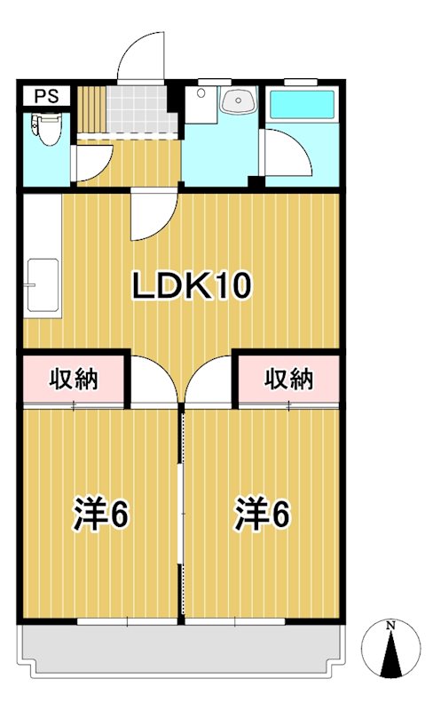 コーポ三協Ⅰ 間取り
