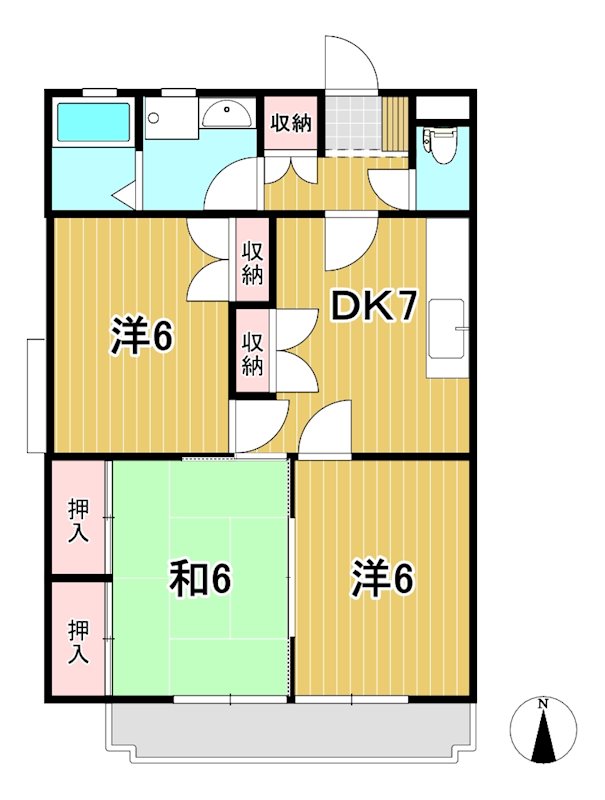 コーポ三協Ⅰ 間取り