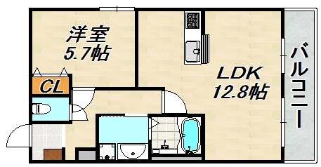 潮見台コート 間取り図