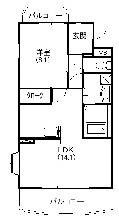 ミルキーウェイ 間取り図