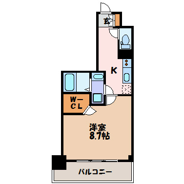 プレサンス栄ライズ 間取り図