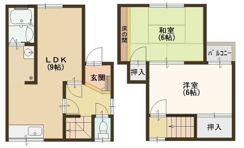 都塚貸家 間取り