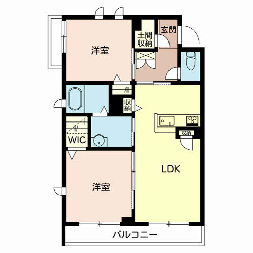 フェリシアガーデン 間取り図