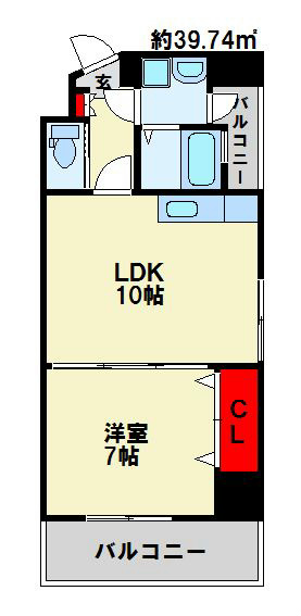 アンジェロポストⅦ 間取り