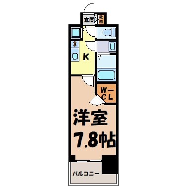 プレサンス栄ライズ 間取り図