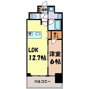 プレサンス栄ライズ 間取り図