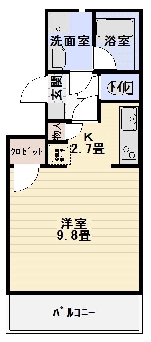 メルヴェイユ北安東 間取り