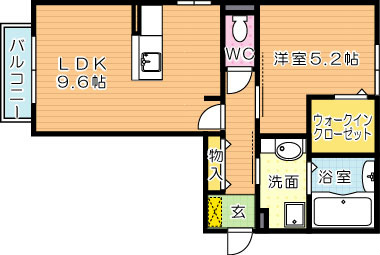 シャルマン萩原  間取り