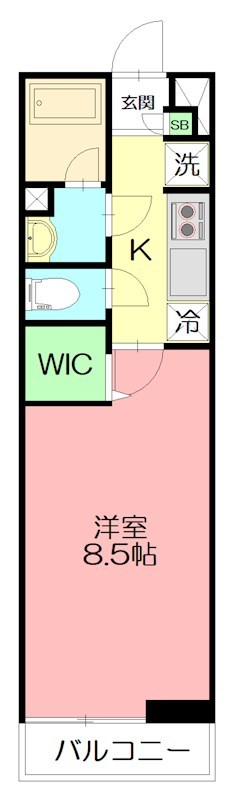 リブリ・FEEL-M湘南Ⅱ 306号室 間取り