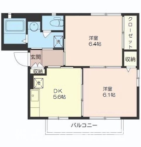 エスペランサⅠ 202号室 間取り