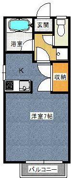ライラックハイツ 206号室 間取り