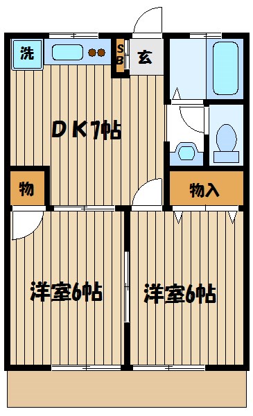メゾンルミネール 間取り図