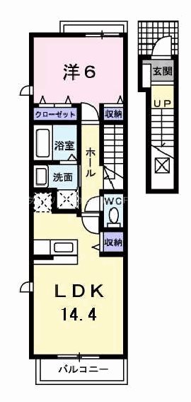 エザンステリトワールブリエ 間取り図