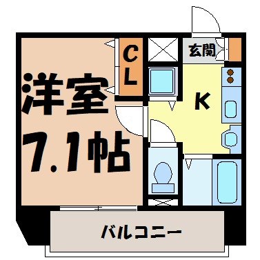 プレサンス覚王山Ｄ－ｓｔｙｌｅⅡ 間取り