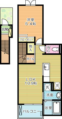 エクスクルーシブⅣ 202号室 間取り