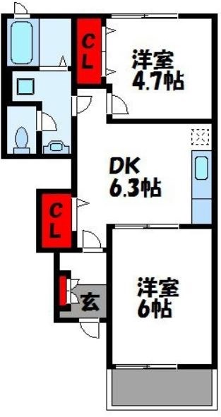 ミルデハイムC 間取り