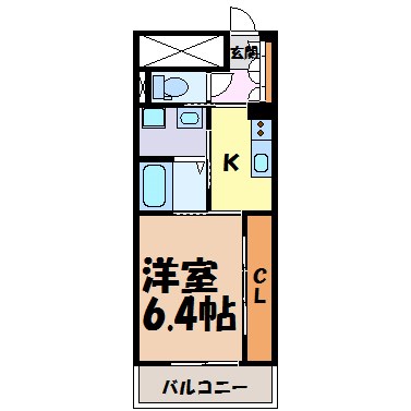 グランドゥール千種 間取り図
