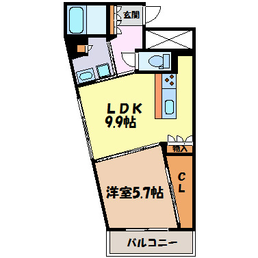 グランドゥール千種 間取り図