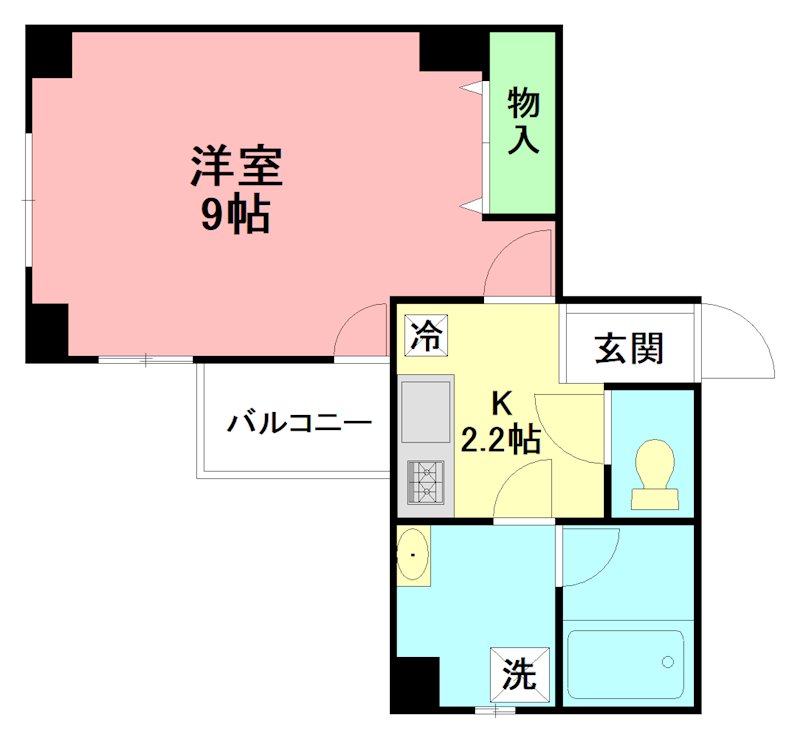 Scene1 503号室 間取り