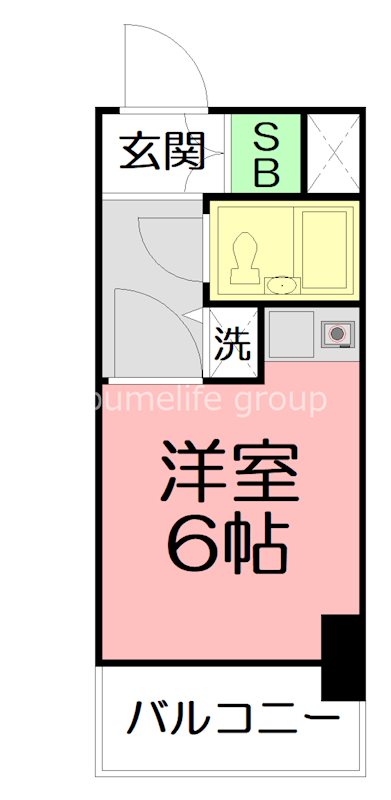 ライオンズマンション平塚駅前 203号室 間取り