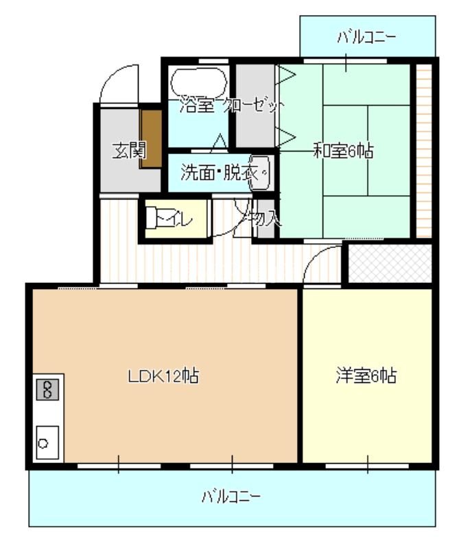 パラシオンマルクⅠ 間取り図