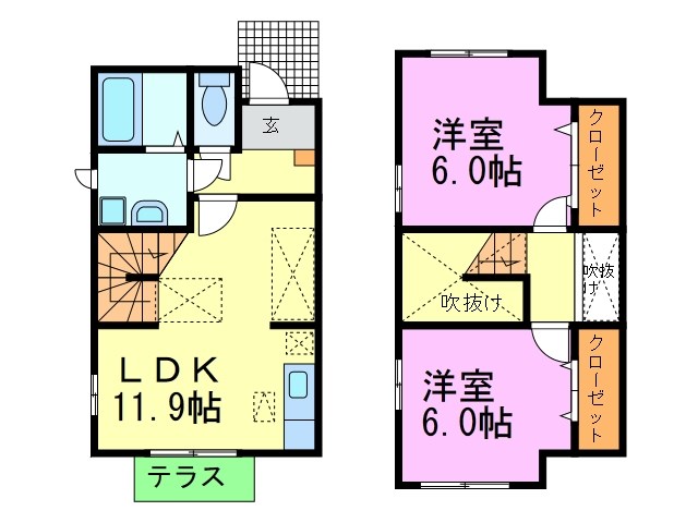 アバンティ・Ｋ　Ｂ B103号室 間取り