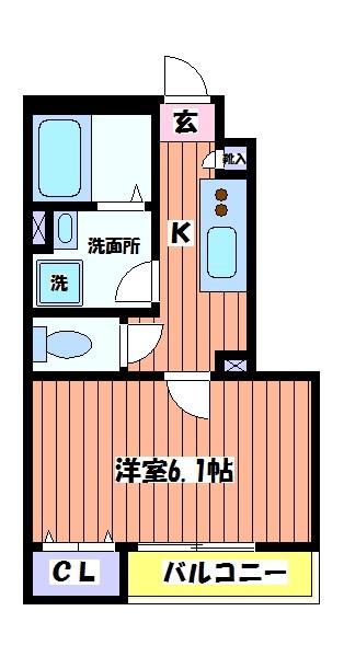 リブリ・Felice国立 間取り図
