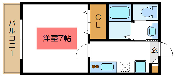 リブフラット小岩  間取り図