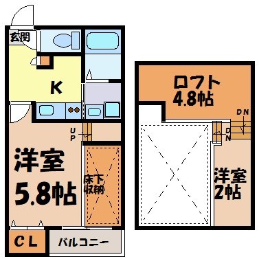 ヴィサージュ新栄 間取り図