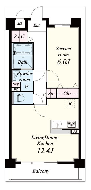 メゾンさわやか 間取り図