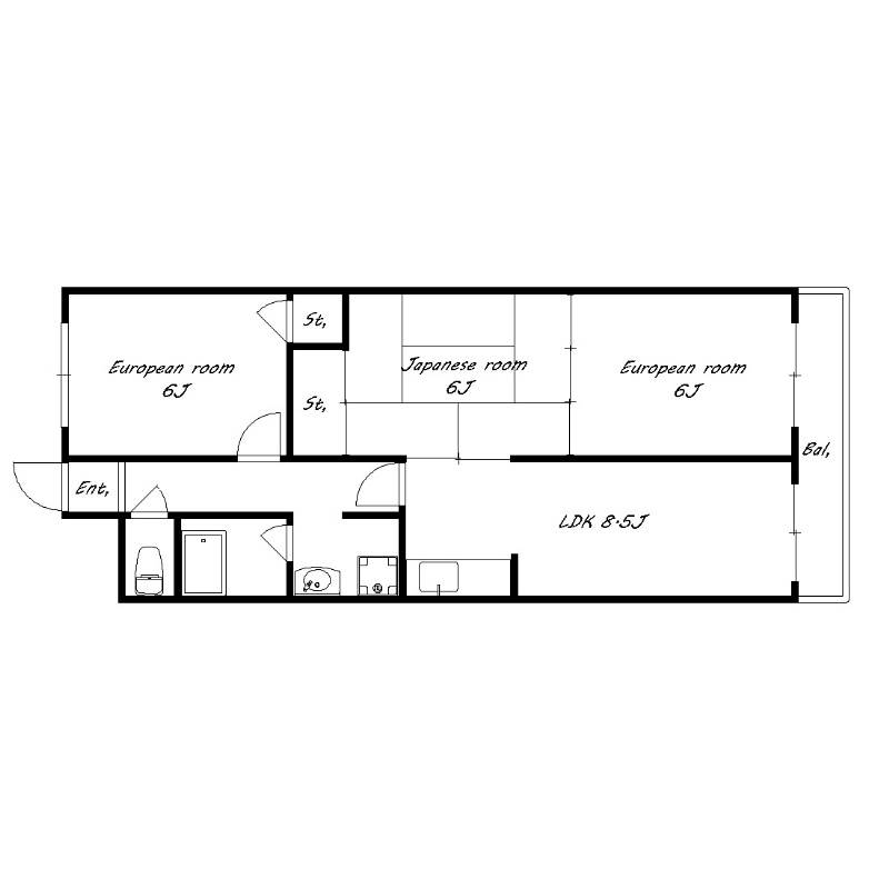 キャロットマンション 間取り図