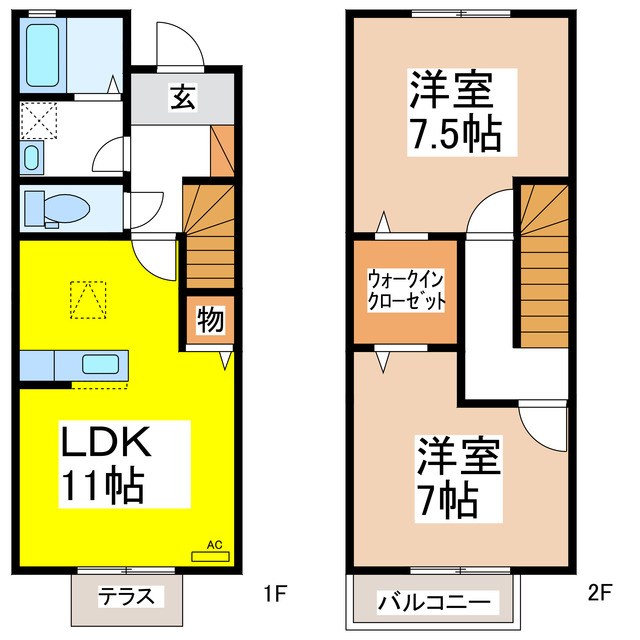 Will Village Ａ 間取り