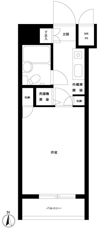 間取り ルーブル下井草 間取り図