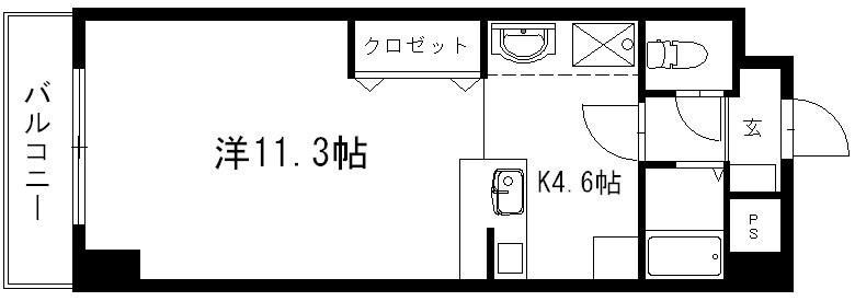 グランメール21 間取り図