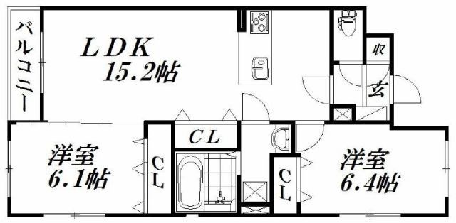 Grandir曳馬 間取り図