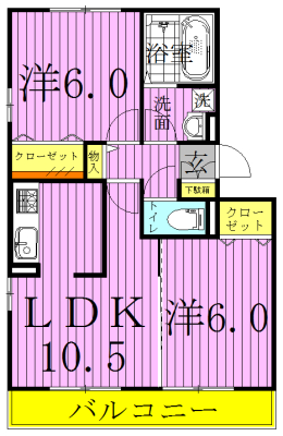 オアシス 間取り図