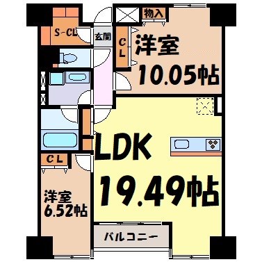 グラン・アベニュー栄 間取り図