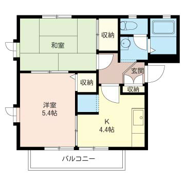 パークハイムB 間取り